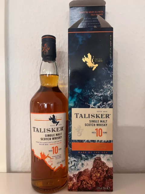 Talisker 10 Jahre - Single Malt Scotch Whisky, alc. 45,8 Vol.-%- 0,7 l