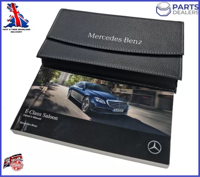 Genuine Mercedes E-Class Saloon 2016-2023 W213 Owners Manual Handbook Pack