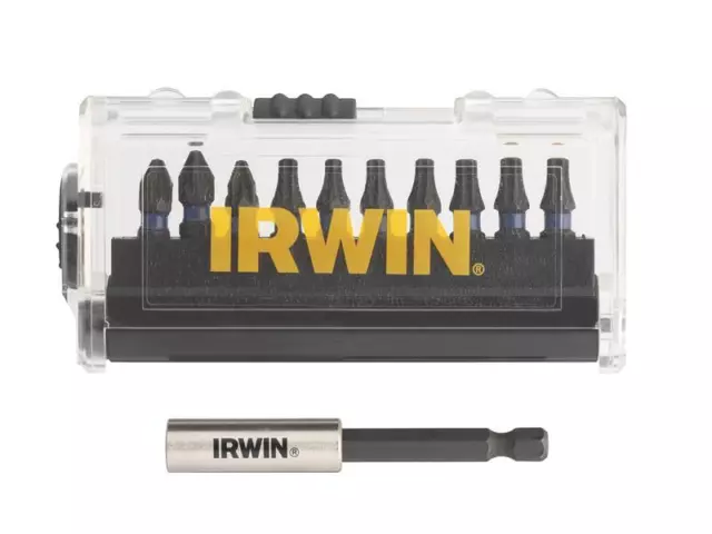 Irwin Impact Performance Screwdriver Ensemble de Mèches 10 Pièce Torx & PZ2