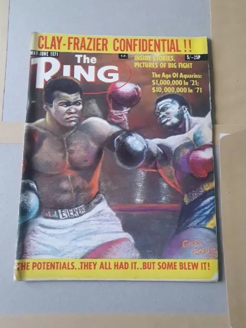 Vintage Boxing The Ring Magazine 1971 May-June (TRM.B8)