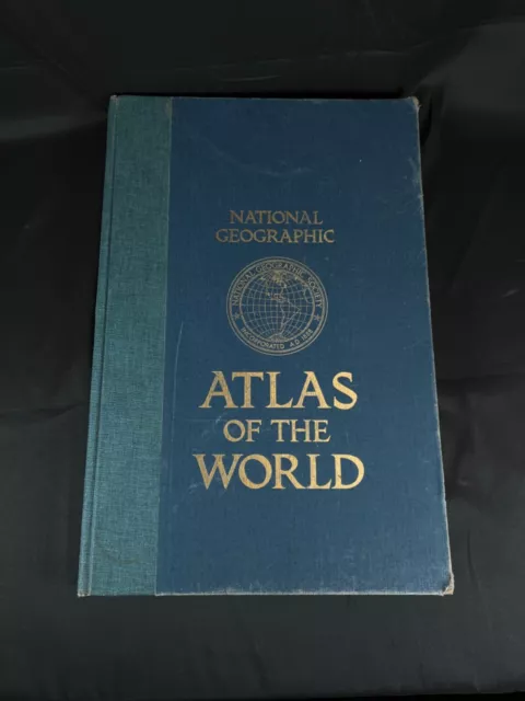National Geographic Atlas of the World by Nat. Geographic Magazine 1981 Huge!