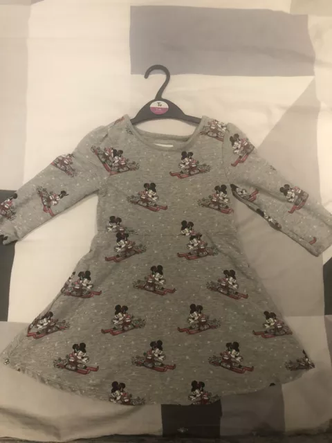 Abito da bambina Gap Minnie grigio topo età 3 4 5