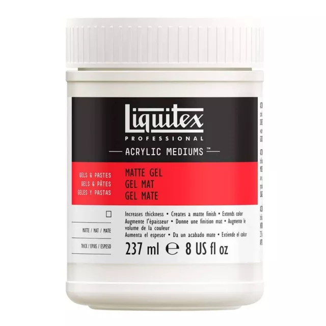 NEW Liquitex Matte Gel Medium By Spotlight