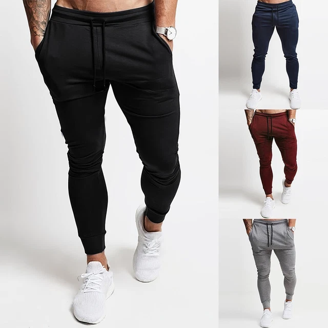 Pantalon De Survêtement Homme - Coupe Ample, Taille élastique - Pour Sport, Détente Automne-hiver