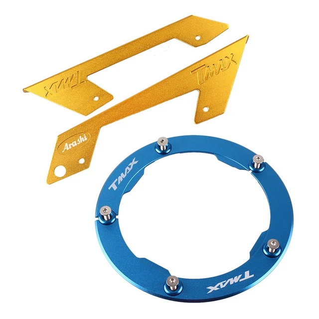 Chain Protector Guard Cover Motorc Fit Yamaha T-max TMAX 530 2013-2015 Gold&Blue