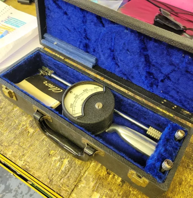 Vintage Alnor Pyrocon Pyrometer Thermometer Case, Instructions, 3 Thermocouples