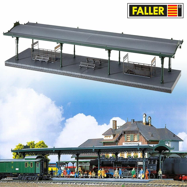Maquette Abri De Bus / Quai De Gare Jouef 1/87 - Occasion, Gris, Parfait Diorama