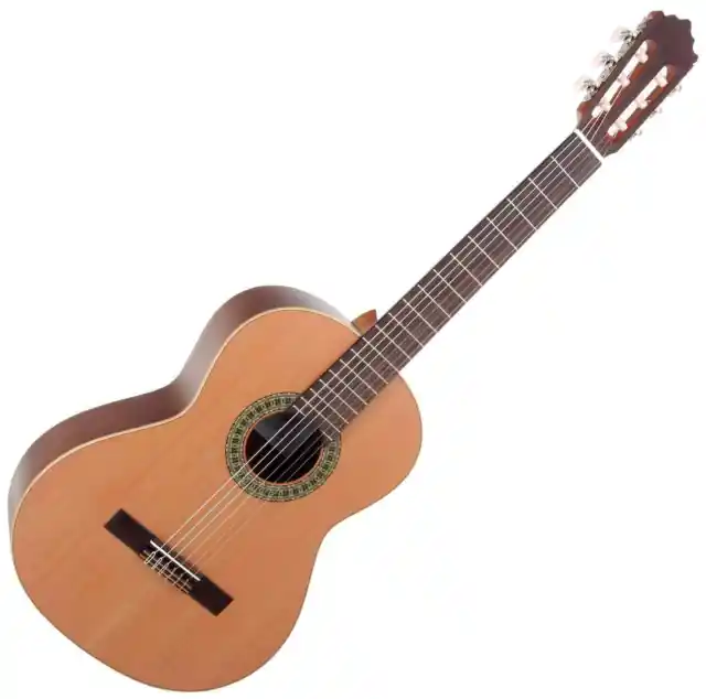 Antonio Calida Guitare Classique 7/8 Guitare Espagnole 6 Cordes Cedré Massif