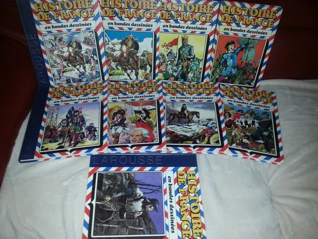 Collection Complète Histoire De France En Bandes Dessinées Larousse Le Monde 2008 - 16 Volumes