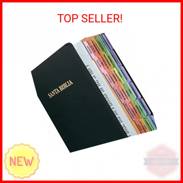 tabbies Rainbow Spanish Catholic Bible Indexing Tabs, Old & New Testaments Plus