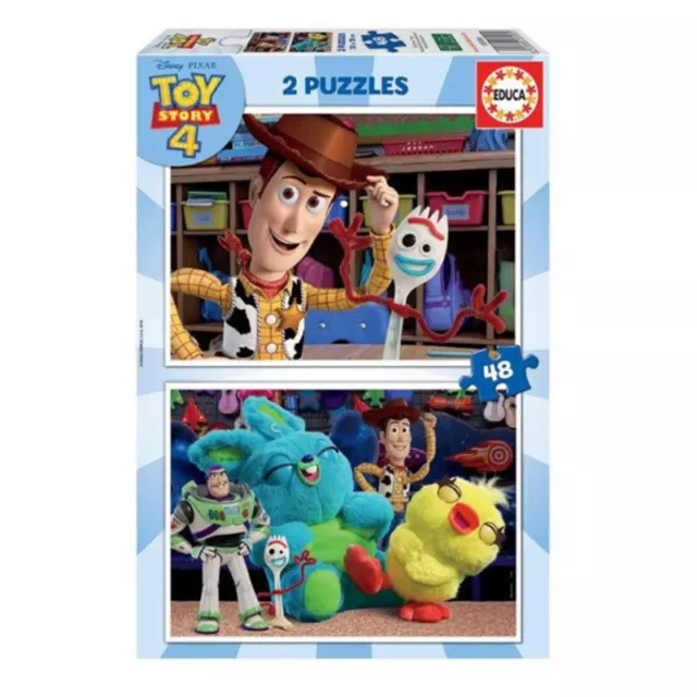 Set de 2 Puzzles   Toy Story Ready to play         48 Pièces 28 x 20 cm