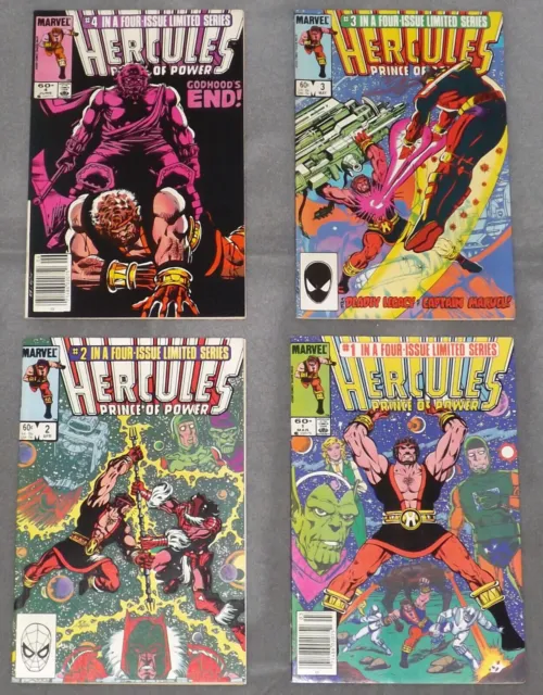 HERCULES #1-4 Vol. 2 Complete Set Limited Series 4 Issues 1984 High Grade MCU