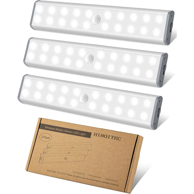 MOTION SENSOR NIGHT Light , Wireless USB Rechargeable Under