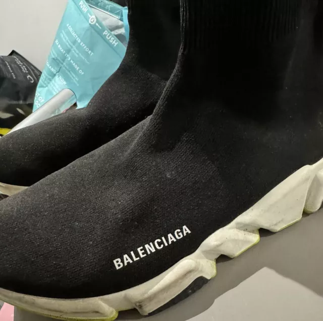 BALENCIAGA SPEED SOCK Low Men s Trainers Yellow Fluo EUR 840 43 PicClick IT