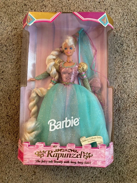 NEW/NFRB 1994 Rapunzel Barbie Doll-1st Ed Fairy Tale Children's Collector Series