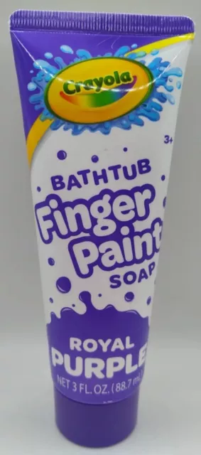 Crayola Kids Bathtub Finger Paint Soap 3 oz -SEALED Purple BRAND NEW