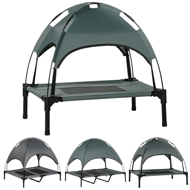 Elevated Pet Bed Dog Foldable Cot Tent Canopy Instant Shelter Outdoor