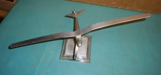 Sammler alter Flugzeug Modelle. Metall Segelflugzeug Modell Segelfliegen