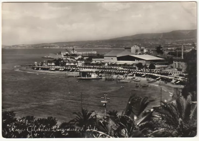 Reggio Calabria - Lungomare E Il Lido - Viagg. 1957 -5172-