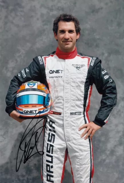 Timo Glock Hand Signed Marussia 12x8 Photo F1 Autograph