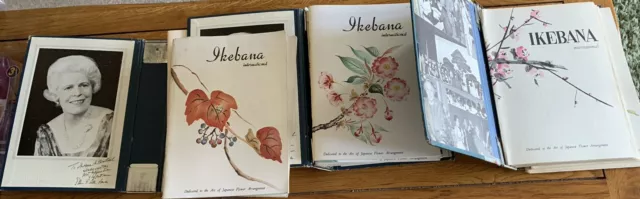 Ikebana Int. Revistas 36 Volúmenes Revista Japonesa Arreglos Florales Años 1960/70