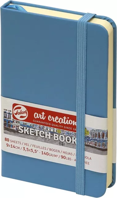 Royal Talens Art Creation Hardback Sketchbook 80 Sheets 13 X 21cm White 