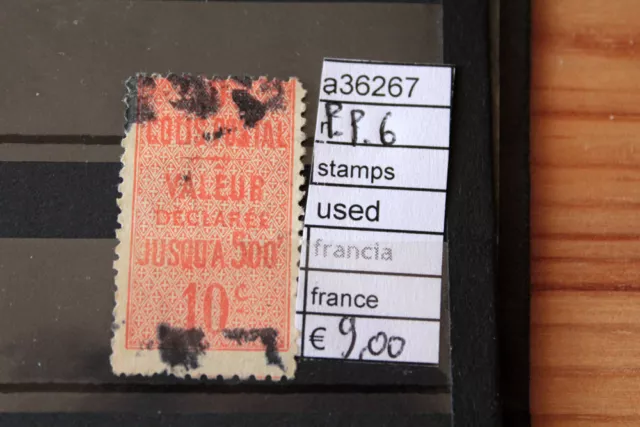 Stamps Francobolli Francia France Used P.p.6 (A36267)