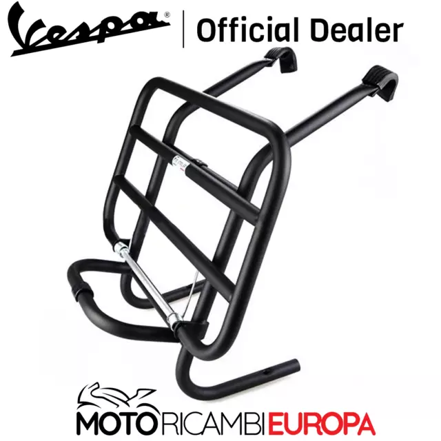 PORTAPACCHI Porta Pacchi NERO VESPA PX PE 125 150 200 ANTERIORE GAMBE LUNGHE 2