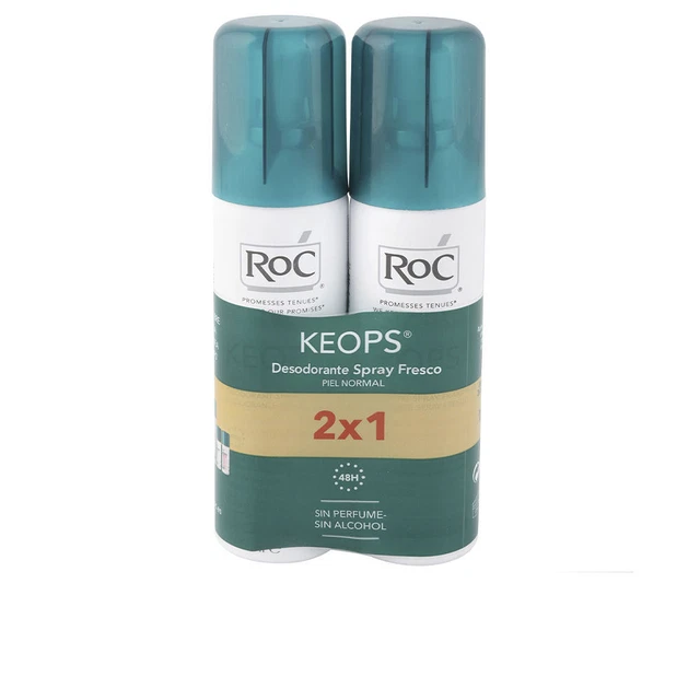 Hygiène Roc unisex KEOPS déodorant SPRAY FRESCO coffret 2 pz