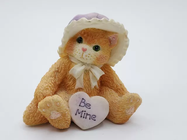 Enesco Calico Kittens Cat Figurine #102199 "Be Mine" 1994 by Priscilla Hillman