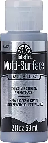 multisurface metallic paint, 2 oz, Sterling Silver