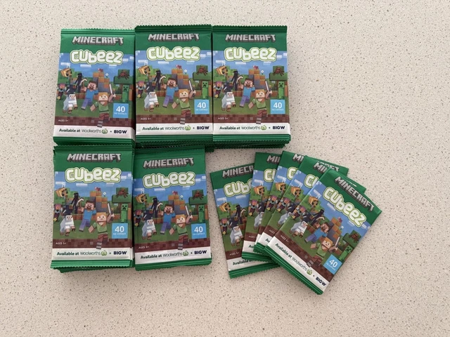 50X 2025 WOOLWORTHS BIG W Minecraft Cubeez $50.00 - PicClick AU