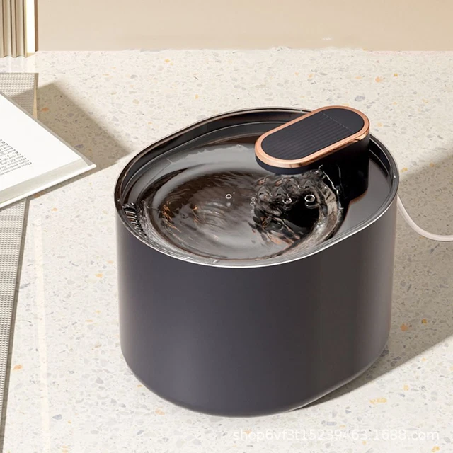 Pulizia fontana per animali domestici 3 L fontana per bevande per animali domestici dispenser d'acqua intelligente automatico