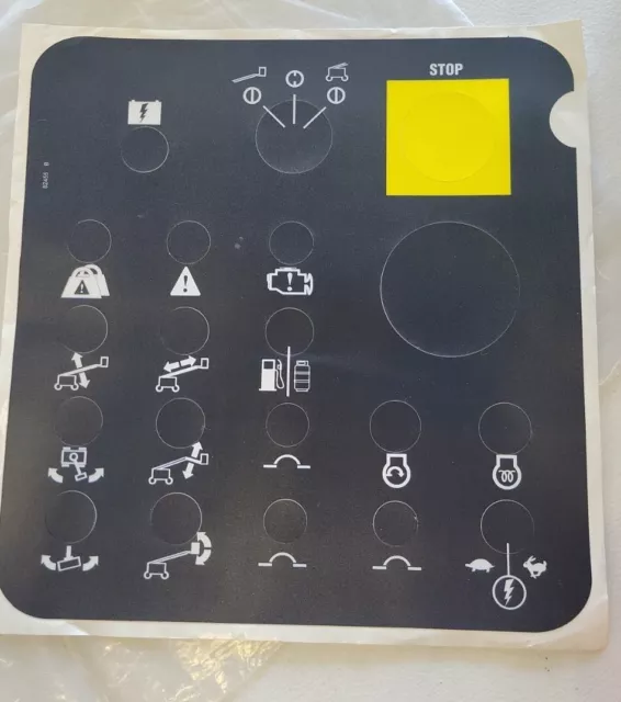 Oem Genie 82455 Decal Ground Control Panel 82455Gt