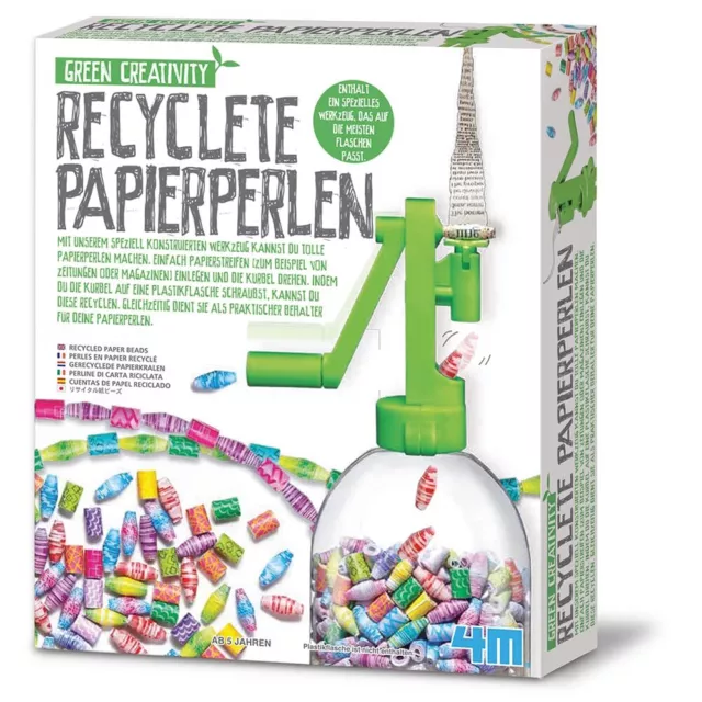 4M Recycled Paper Beads Kit (Multi-Colour)