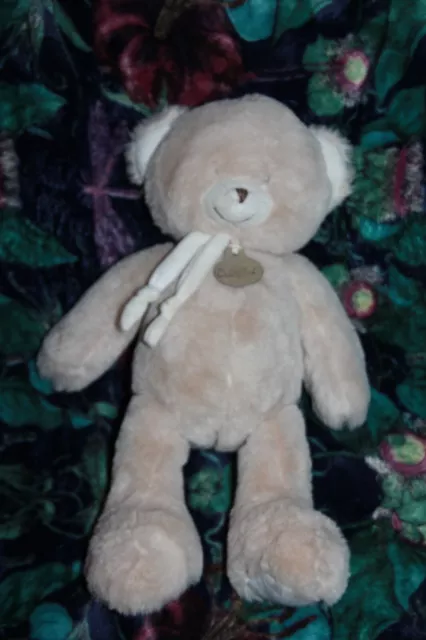 Doudou peluche BABYNAT PAP'OURS MIEL BN0487 32 CM