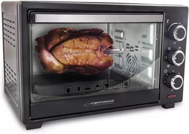 Esperanza Mini Horno Esperanza Konvektions-Mini-Backofen 25L 1600W