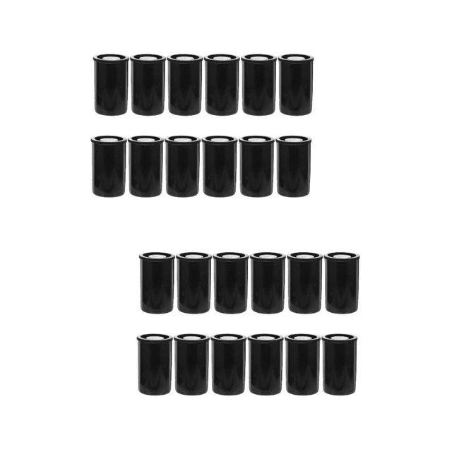 72 piezas Latas de rollo de película vacía Caja de almacenamiento de película Latas de rollo de película