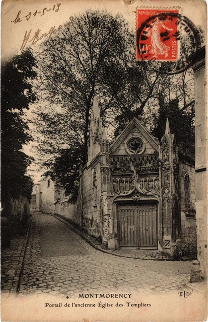 CPA Montmorency Portal of the Old Church FRANCE (1330839)