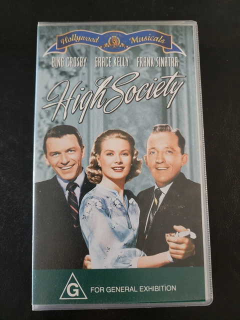 HIGH SOCIETY - VHS - Bing Crosby, Grace Kelly, Frank Sinatra  