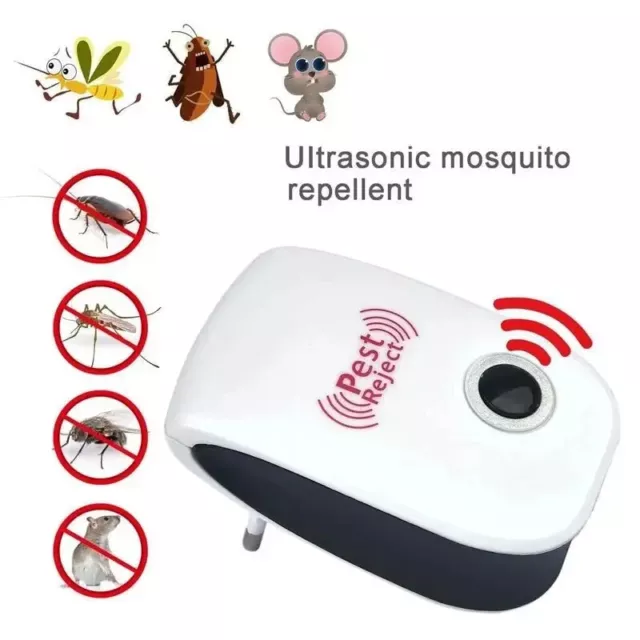 3 PCS ✅ Ultrasound Repellent Mosquito STOP Mouse Insect Rat Cockroach Fly
