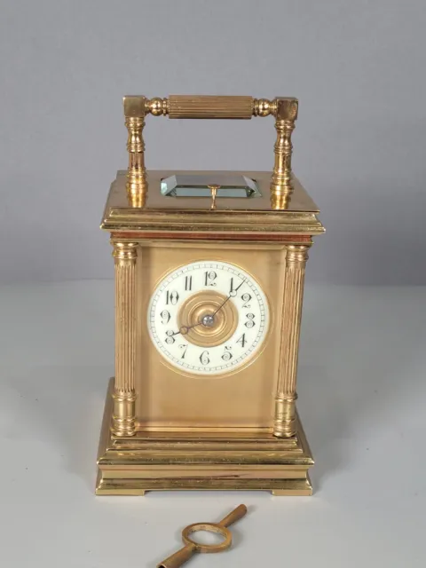 Antique Four Glass  Repeat  Carriage Clock