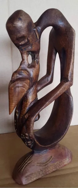 Scultura africana in legno collezionismo stile antico 3