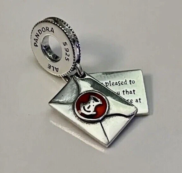 GENUINE PANDORA HARRY Potter Hogwarts Acceptance Letter Charm 799125C01 ...