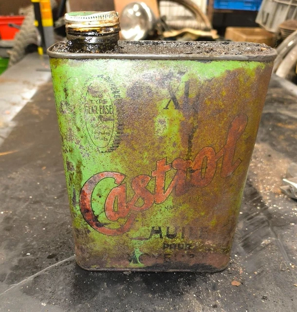 Ancien Bidon D'huile Castrol Wakefield Hypoy 90 - Vintage, Occasion