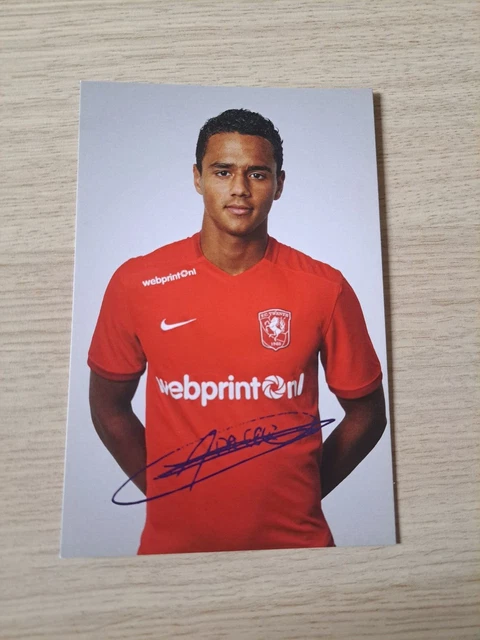 ALESSIO DA CRUZ # FC TWENTE / AJAX - 6x4 OFFICIAL AUTOGRAPHCARD UNSIGNED