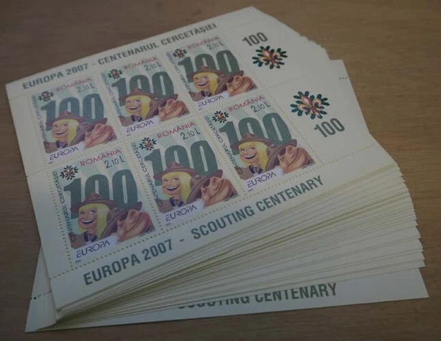2007 Rumänien; 200 Serien Pfadfinder, **/MNH, MiNr. 6190/91, ME 1400,- 2