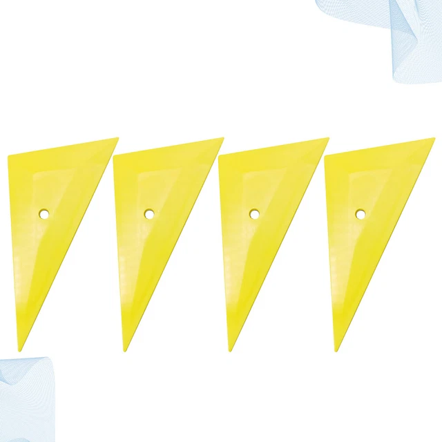 4 pz finestrini auto raschietto a pellicola raschietto rettangolare plastica auto pellicola to