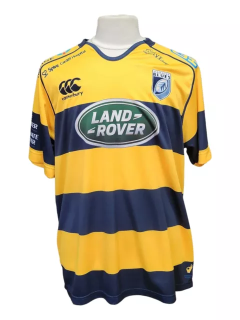 Maillot rugby Cardiff blues 2016-2017 Europe vintage