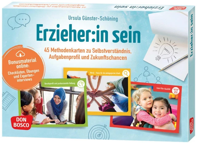 Erzieherinnen + Erzieher Band 1 Und 2 ERZIEHER:IN SEIN URSULA Günster-Schöning Bundle 1 Box Deutsch 2022 EUR